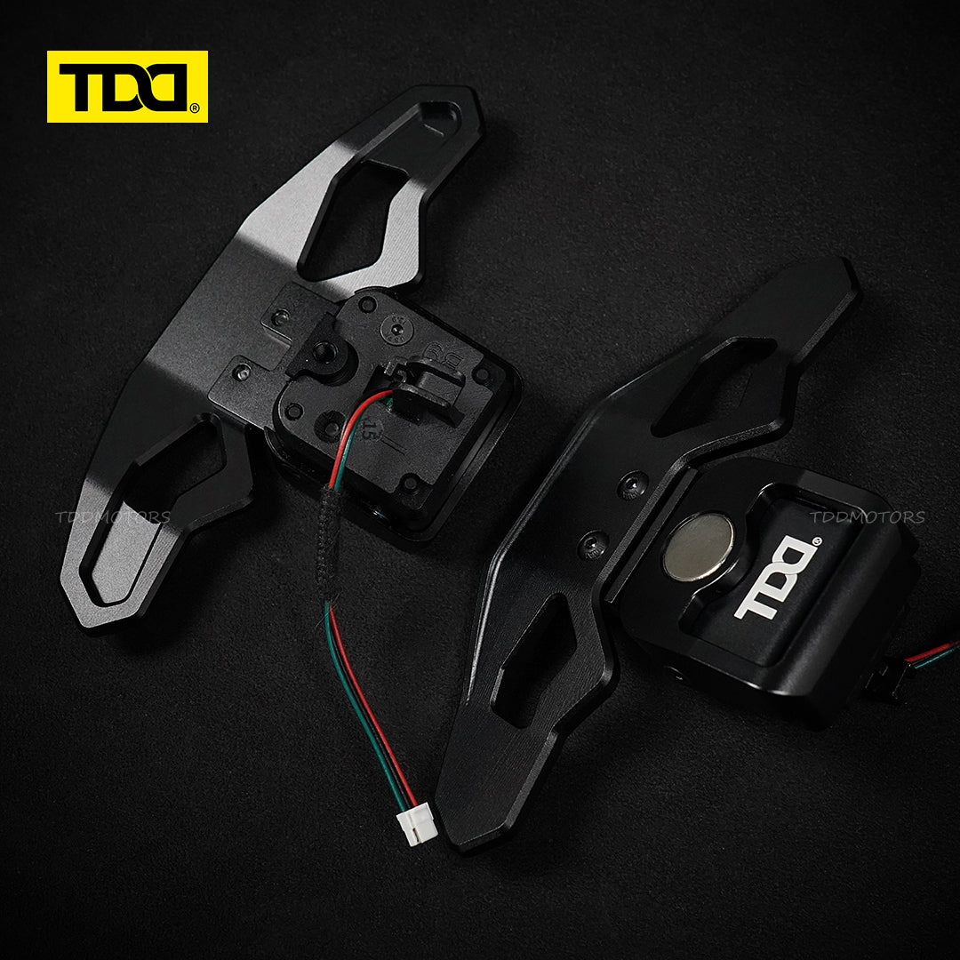 TDD Aluminum Alloy Magnetic Paddle Shifters For Audi B8 B9 C8 A1 A2 A3 A4 A5 A7 A8 Q2 Q3 Q4 Q5 Q7 Q8 S1 S2 S3 S4 S5 SQ5 SQ7 SQ8 RS1 RS2 RS3 RS4 RS5 RSQ5