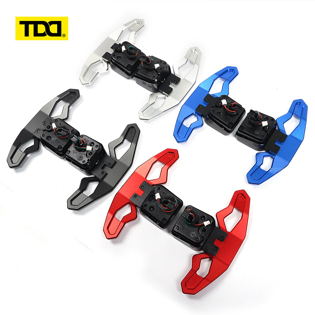 TDD Aluminum Alloy Magnetic Paddle Shifters For Audi B8 B9 C8 A1 A2 A3 A4 A5 A7 A8 Q2 Q3 Q4 Q5 Q7 Q8 S1 S2 S3 S4 S5 SQ5 SQ7 SQ8 RS1 RS2 RS3 RS4 RS5 RSQ5