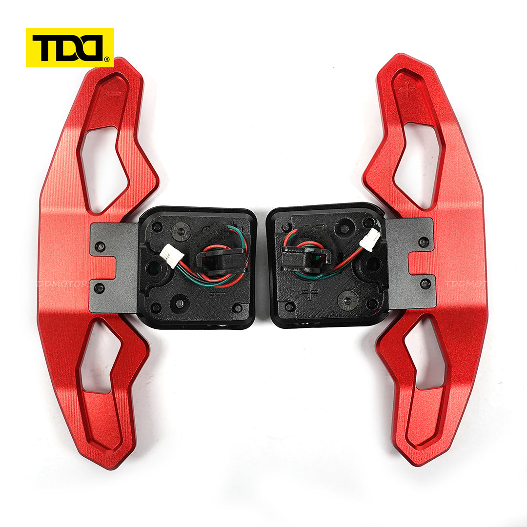 TDD Aluminum Alloy Magnetic Paddle Shifters For Audi B8 B9 C8 A1 A2 A3 A4 A5 A7 A8 Q2 Q3 Q4 Q5 Q7 Q8 S1 S2 S3 S4 S5 SQ5 SQ7 SQ8 RS1 RS2 RS3 RS4 RS5 RSQ5
