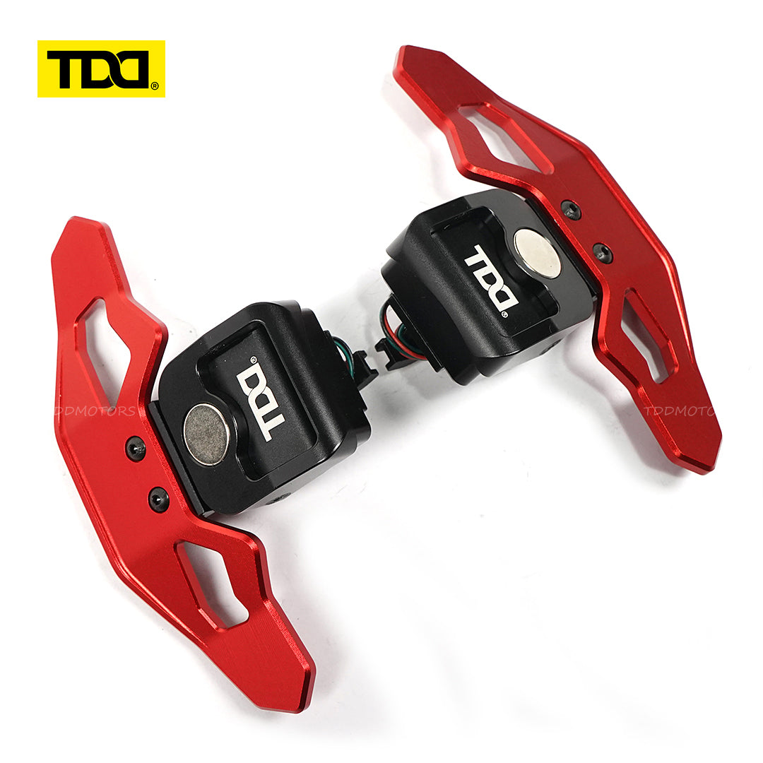 TDD Aluminum Alloy Magnetic Paddle Shifters For Audi B8 B9 C8 A1 A2 A3 A4 A5 A7 A8 Q2 Q3 Q4 Q5 Q7 Q8 S1 S2 S3 S4 S5 SQ5 SQ7 SQ8 RS1 RS2 RS3 RS4 RS5 RSQ5