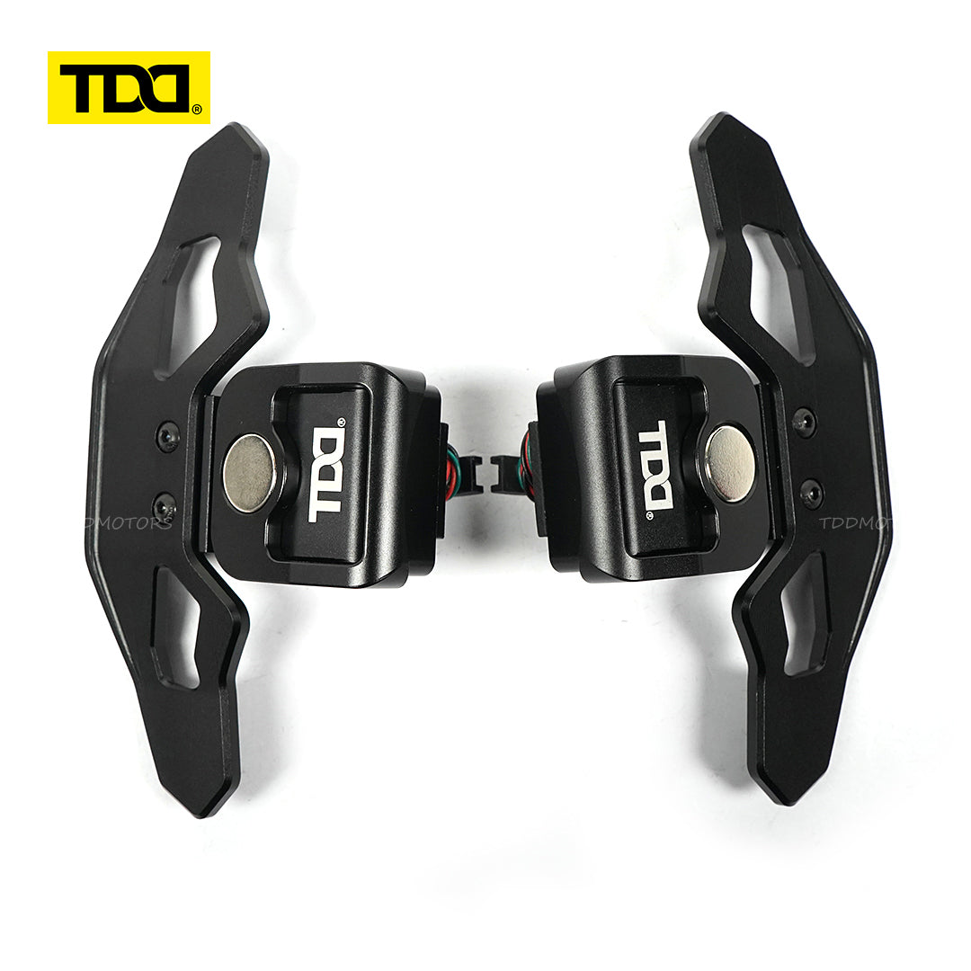 TDD Aluminum Alloy Magnetic Paddle Shifters For Audi B8 B9 C8 A1 A2 A3 A4 A5 A7 A8 Q2 Q3 Q4 Q5 Q7 Q8 S1 S2 S3 S4 S5 SQ5 SQ7 SQ8 RS1 RS2 RS3 RS4 RS5 RSQ5