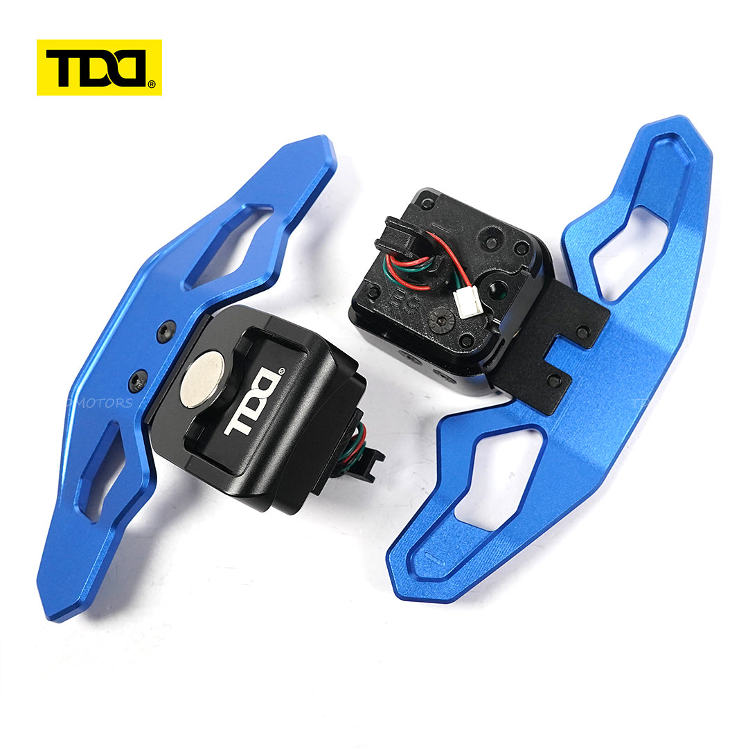 TDD Aluminum Alloy Magnetic Paddle Shifters For Audi B8 B9 C8 A1 A2 A3 A4 A5 A7 A8 Q2 Q3 Q4 Q5 Q7 Q8 S1 S2 S3 S4 S5 SQ5 SQ7 SQ8 RS1 RS2 RS3 RS4 RS5 RSQ5