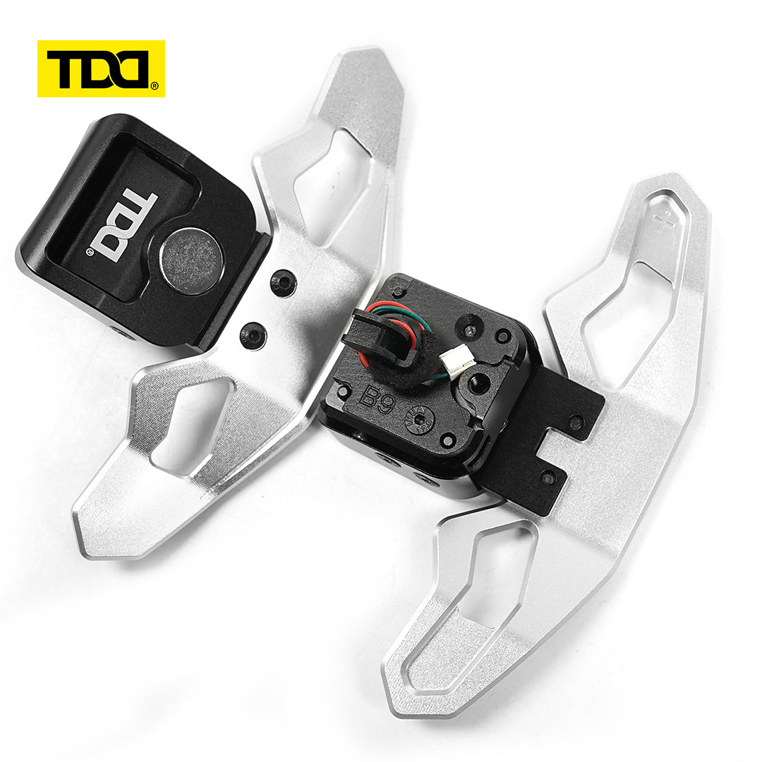 TDD Aluminum Alloy Magnetic Paddle Shifters For Audi B8 B9 C8 A1 A2 A3 A4 A5 A7 A8 Q2 Q3 Q4 Q5 Q7 Q8 S1 S2 S3 S4 S5 SQ5 SQ7 SQ8 RS1 RS2 RS3 RS4 RS5 RSQ5
