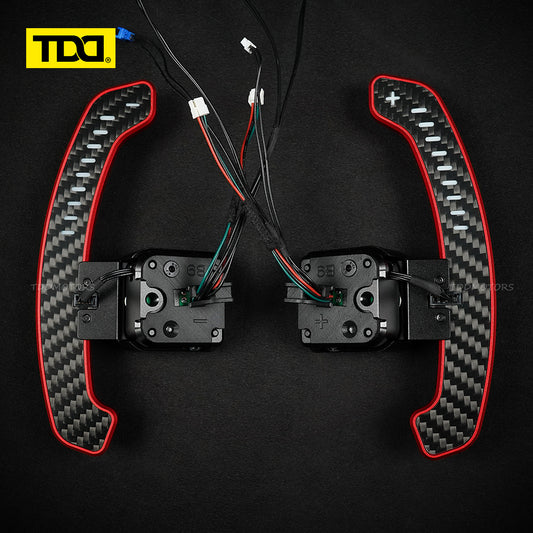 TDD Carbon Fiber LED Magnetic Paddle Shifters for  Audi  B9 B9.5