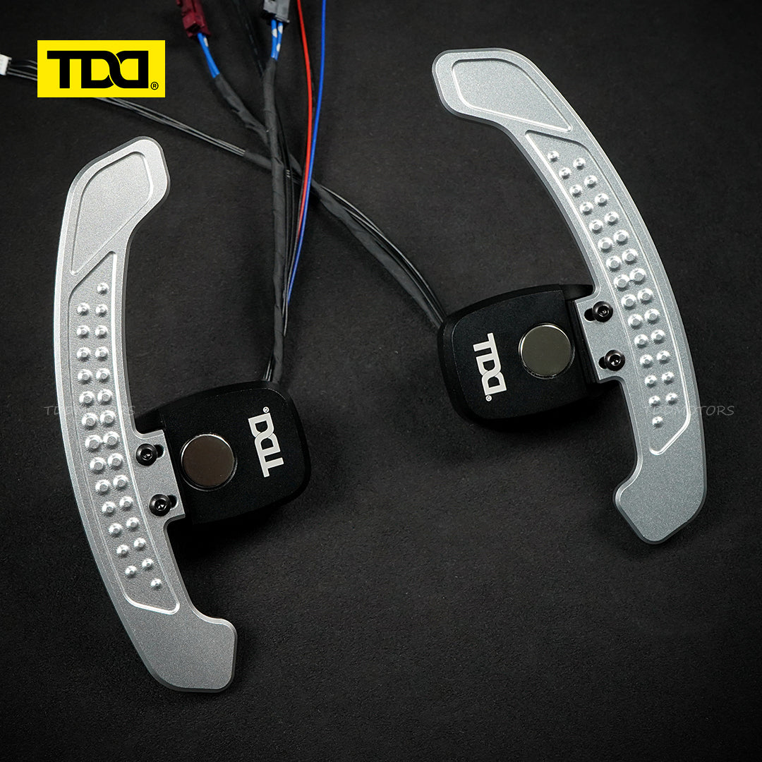 TDD Carbon Fiber LED Magnetic Paddle Shifters for Mercedes Benz W205,S205 W213 N293 W24 C117,X117