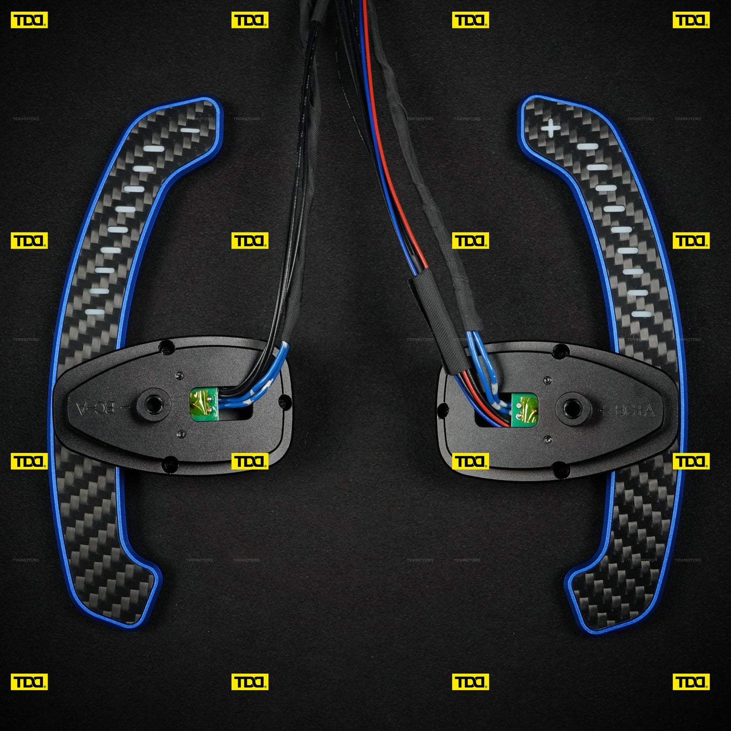 TDD Carbon Fiber LED Magnetic Paddle Shifters for Mercedes Benz W205,S205 W213 N293 W24 C117,X117