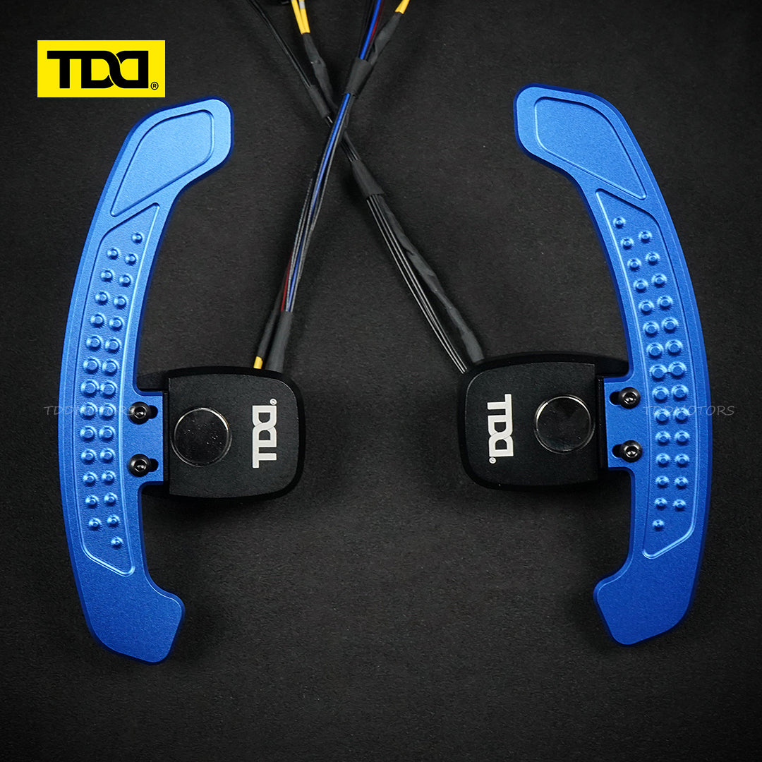 TDD Carbon Fiber LED Magnetic Paddle Shifters for  Mercedes benz  A238 C257 Class:C E EQC CLA GLE