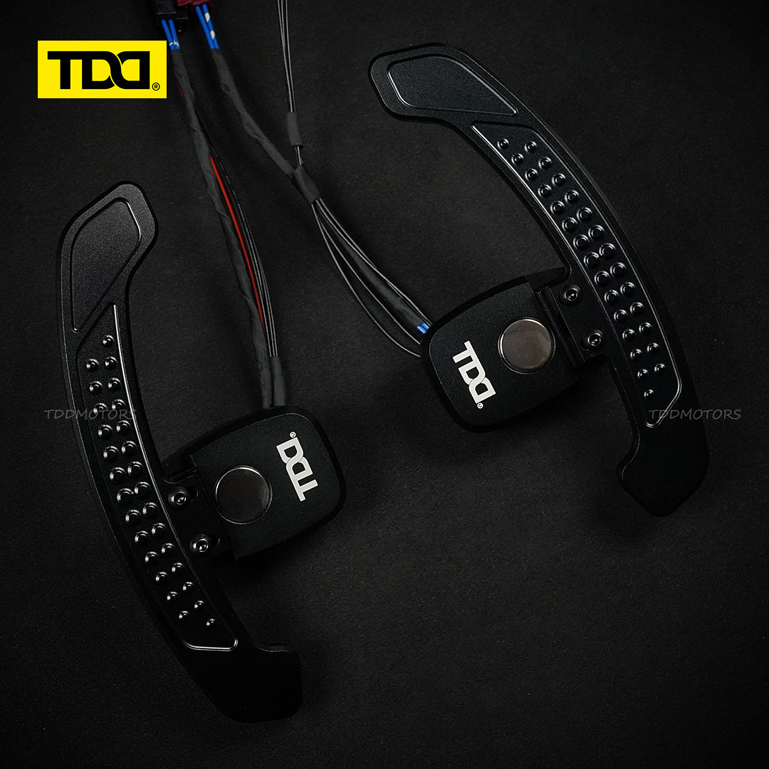 TDD Carbon Fiber LED Magnetic Paddle Shifters for Mercedes Benz W205,S205 W213 N293 W24 C117,X117
