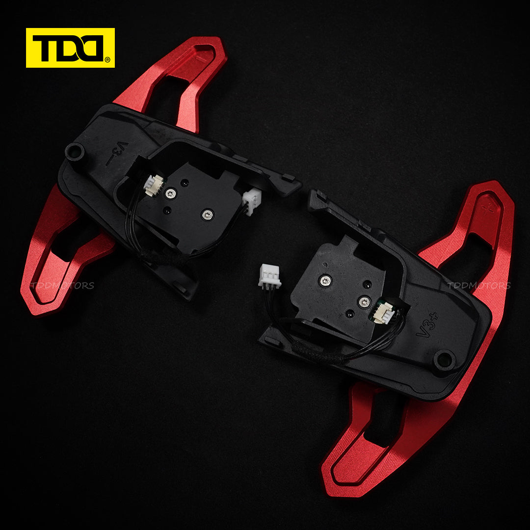 TDD Aluminum Alloy Magnetic Paddle Shifters for Paddle Shifters For VW GTI MK7 Golf R Scirocco MK7.5