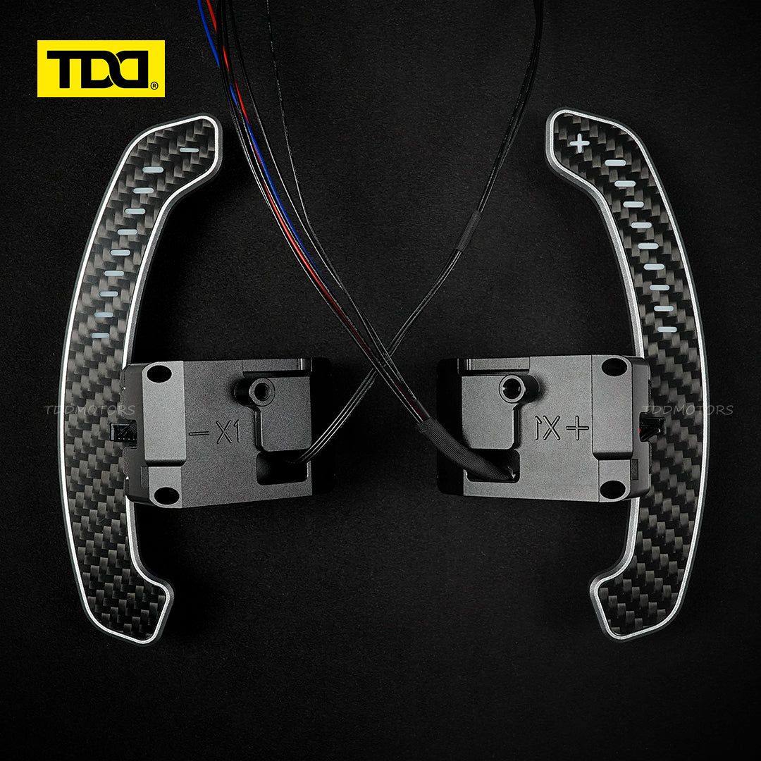 TDD Carbon Fiber LED Magnetic Paddle Shifters for Hyundai N/GT i30N,Kona N,Ioniq 5 N