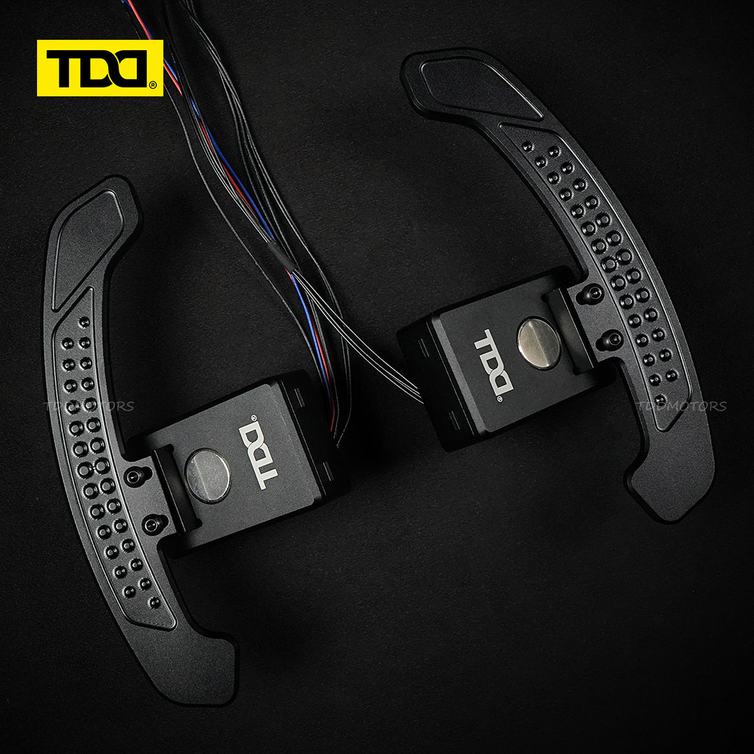 TDD Carbon Fiber LED Magnetic Paddle Shifters for Hyundai N/GT i30N,Kona N,Ioniq 5 N