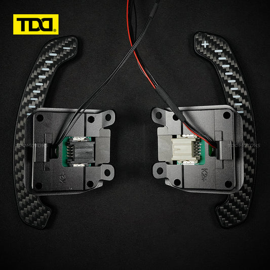 TDD Carbon Fiber LED Magnetic Paddle Shifters for Chevrolet C8 Corvette