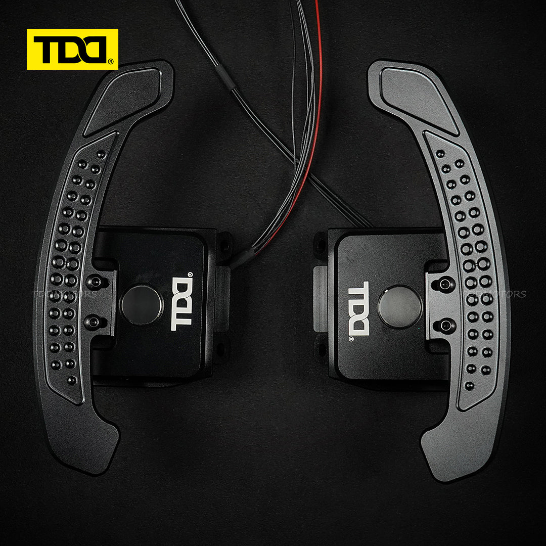 TDD Carbon Fiber LED Magnetic Paddle Shifters for Chevrolet C8 Corvette