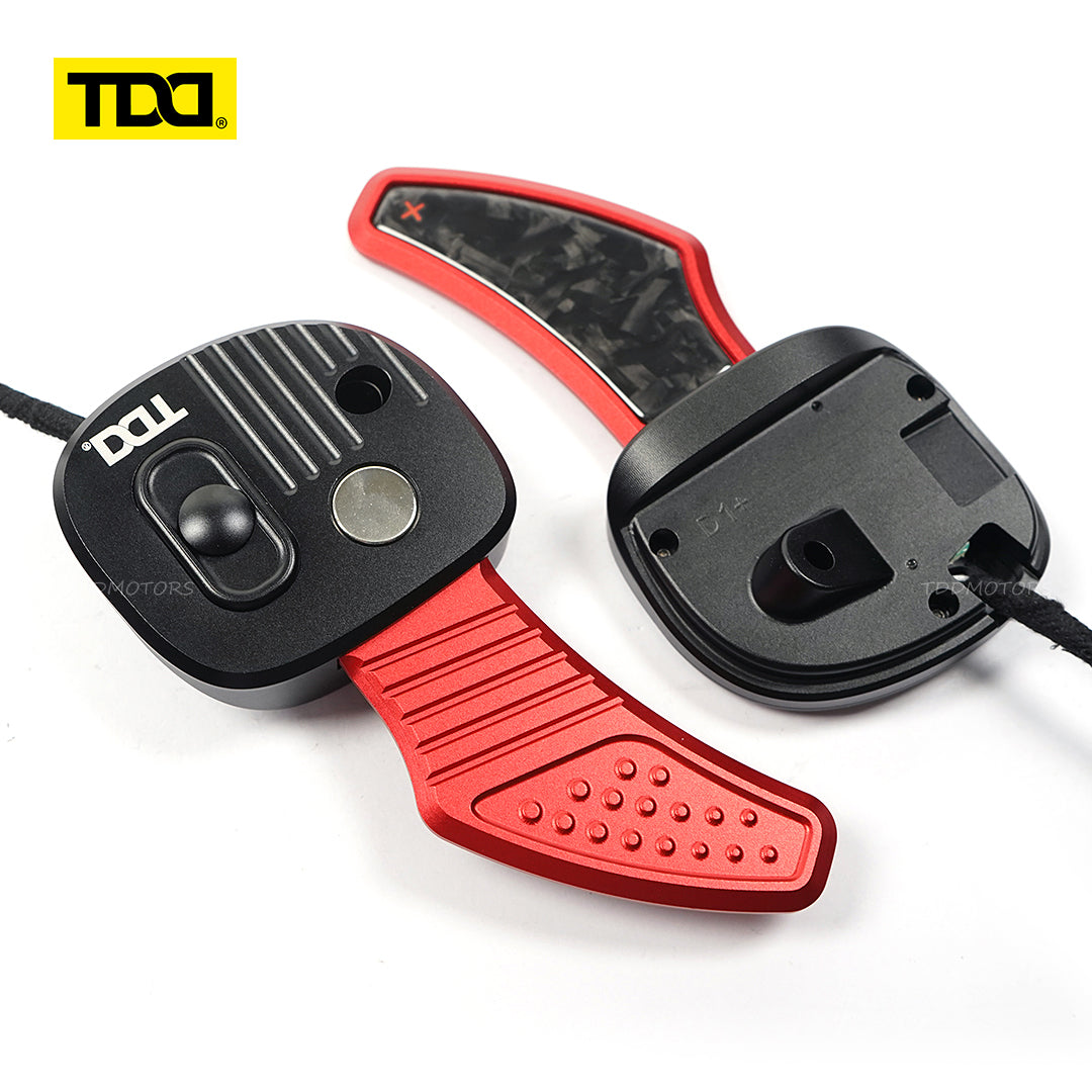 TDD Aluminum Alloy Magnetic Paddle Shifters For Dodge Challenger Charger Jeep Durango Grand Cherokee Chrysler 300 SRT Hellcat