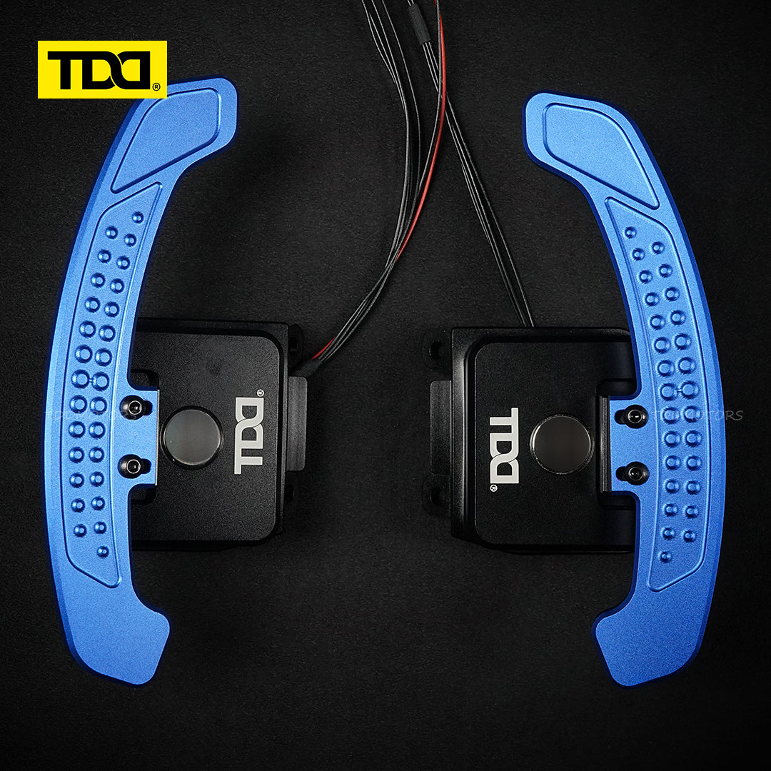 TDD Carbon Fiber LED Magnetic Paddle Shifters for Chevrolet C8 Corvette