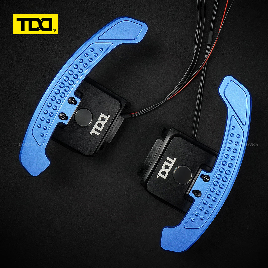 TDD Carbon Fiber LED Magnetic Paddle Shifters for Chevrolet C8 Corvette