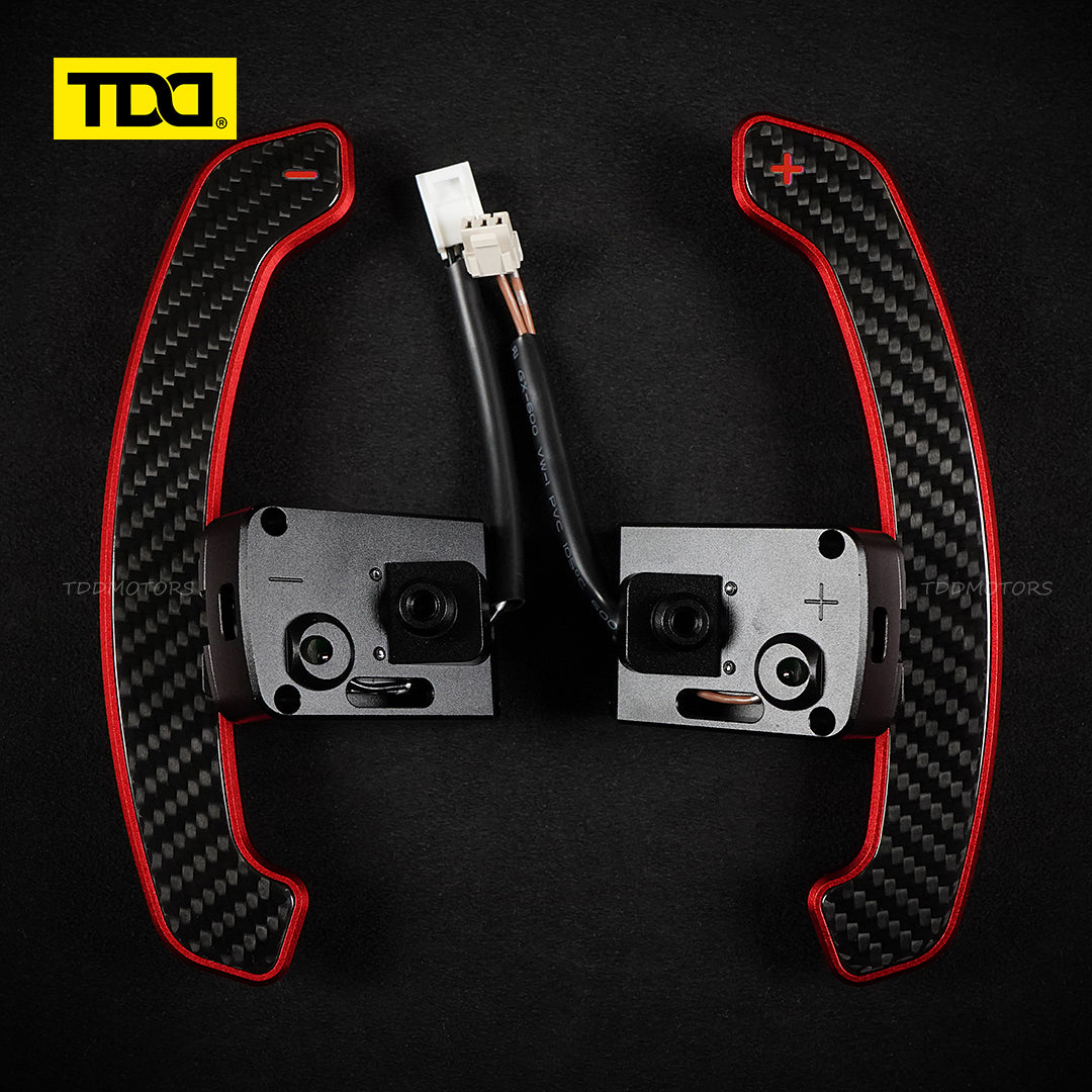 TDD Carbon Fiber  Magnetic Paddle Shifters for Paddle Shifters For Nissan