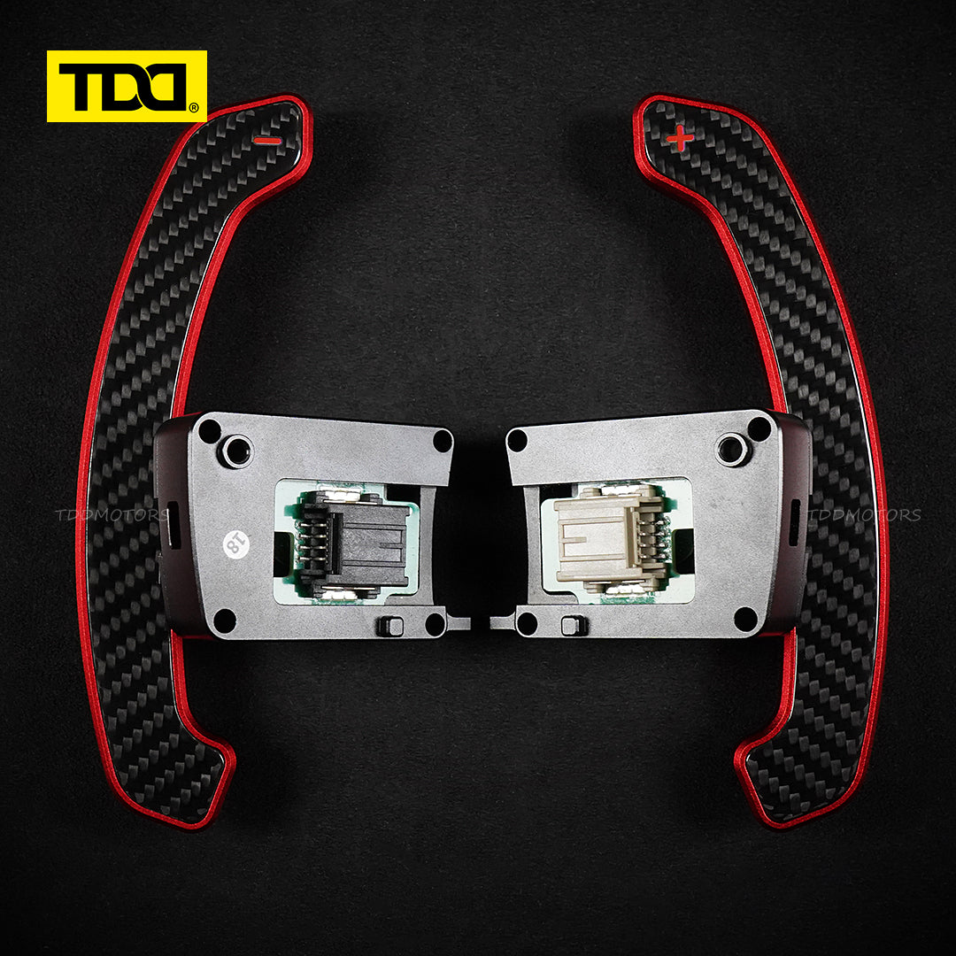 TDD Carbon Fiber  Magnetic Paddle Shifters for Paddle Shifters For Mustang