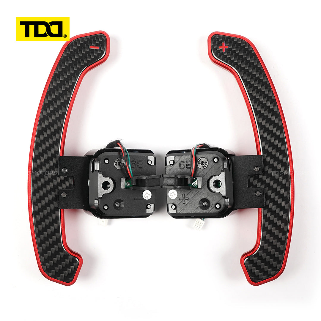 TDD Carbon Fiber Magnetic Paddle Shifters for Paddle Shifters For Audi B9 series