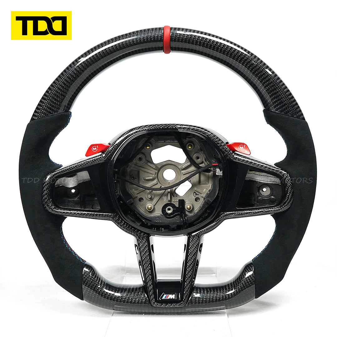 TDD Motors CARBON FIBER STEERING WHEEL for BMW  M4 CS G8X LCI