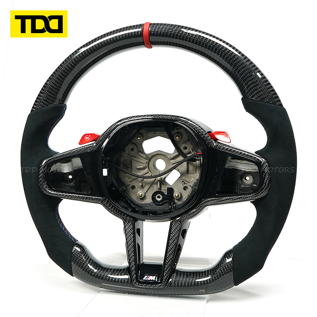 TDD Motors CARBON FIBER STEERING WHEEL for BMW  M4 CS G8X LCI