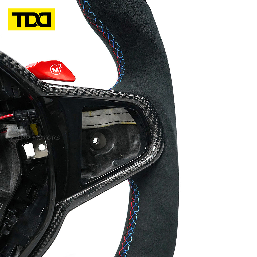 TDD Motors CARBON FIBER STEERING WHEEL for BMW  M4 CS G8X LCI