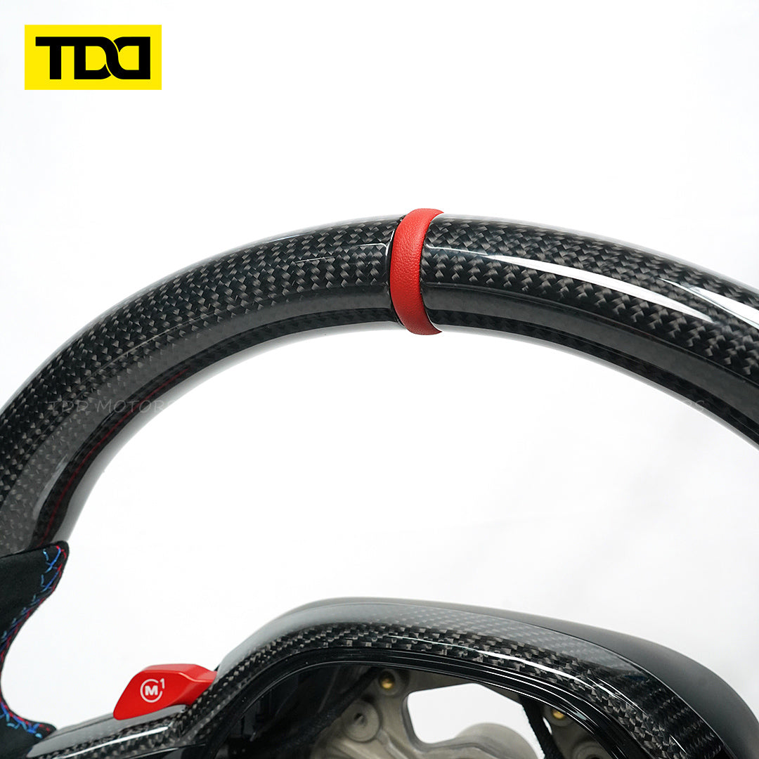 TDD Motors CARBON FIBER STEERING WHEEL for BMW  M4 CS G8X LCI