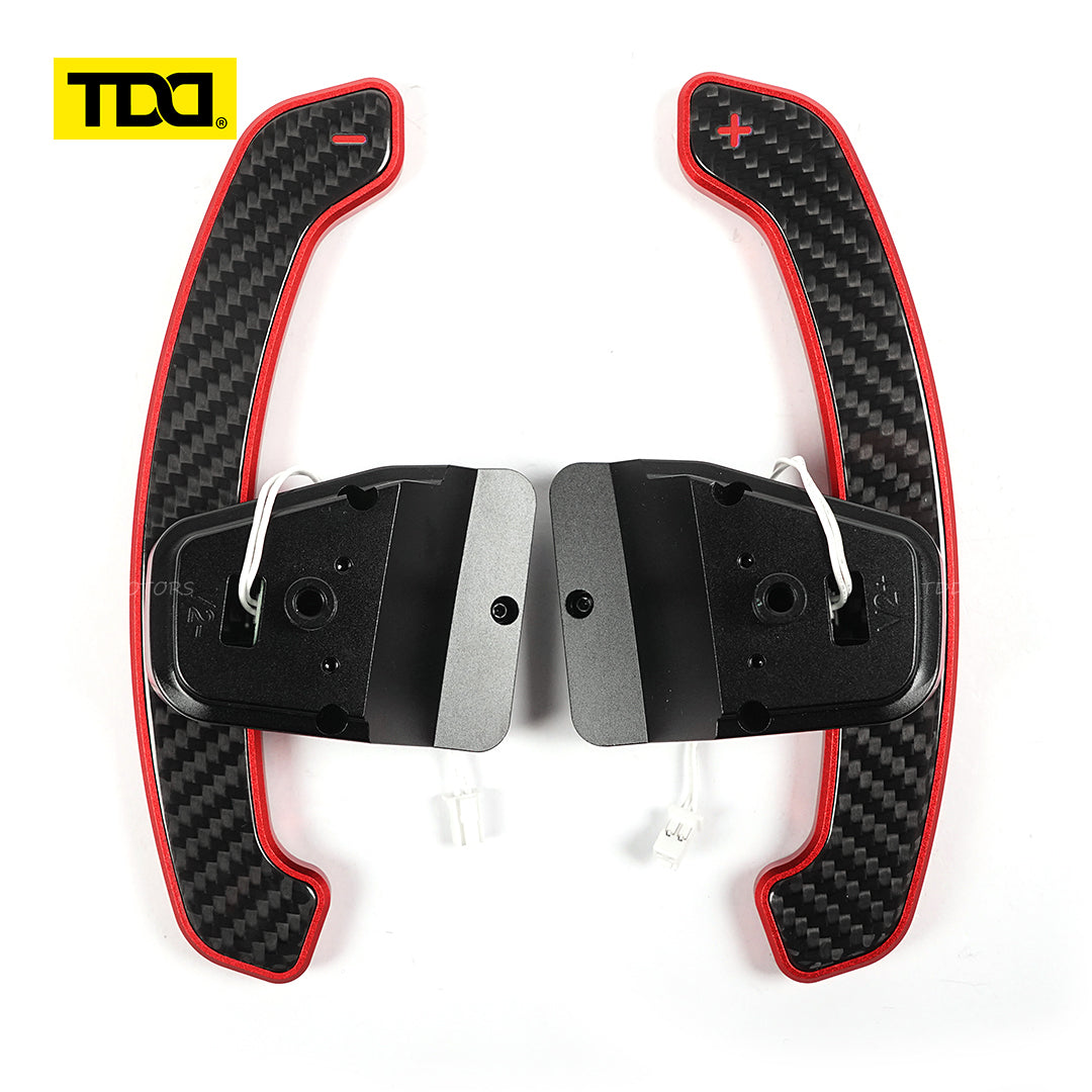 TDD Carbon Fiber Magnetic Paddle Shifters for Paddle Shifters For Volkswagen Golf 8 MK8 CC GTI R