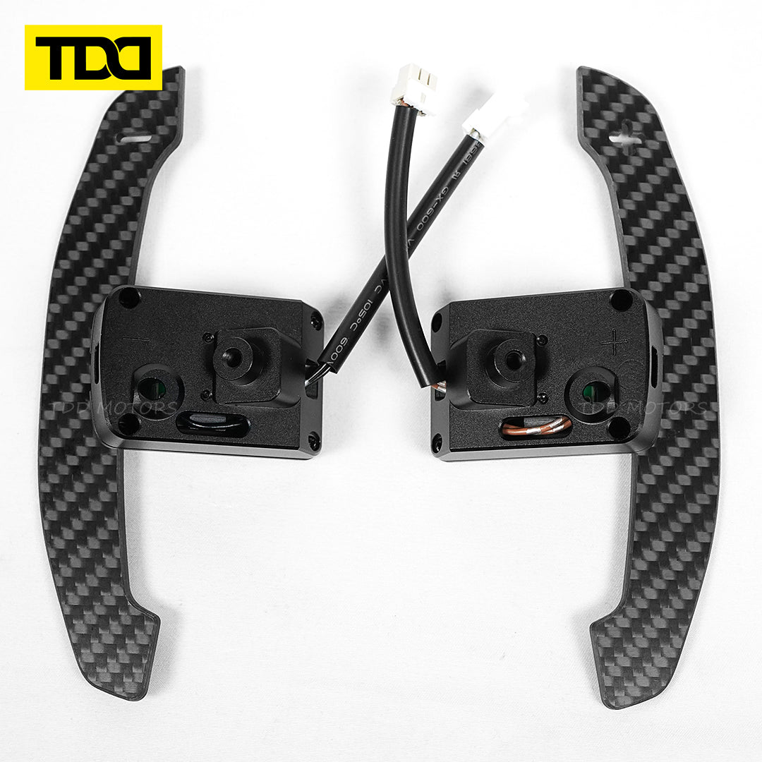 TDD Carbon Fiber Magnetic Paddle Shifters For Nissan