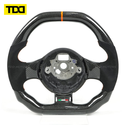 TDD Motors  CARBON FIBER STEERING WHEEL for 2004-2014 Lamborghini Gallardo