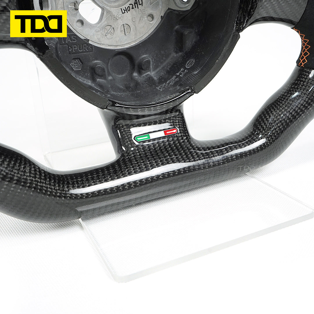 TDD Motors  CARBON FIBER STEERING WHEEL for 2004-2014 Lamborghini Gallardo