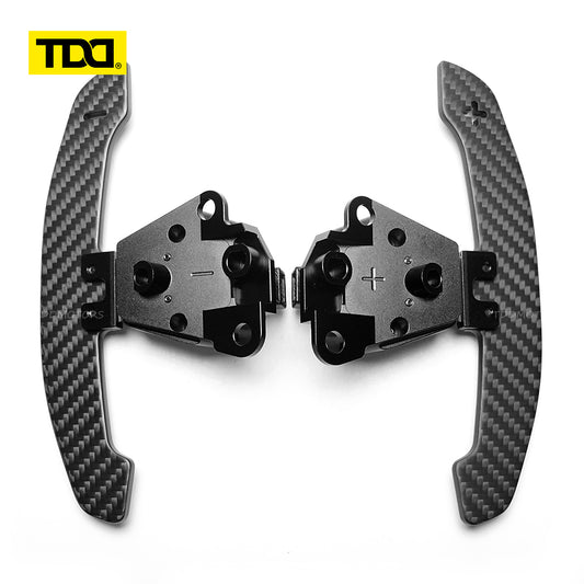 TDD 4MM Glossy and Matte Carbon Fiber Magnetic Paddle Shifters For Lexus IS NX RC 200 250 300 350 for TOYOTA 86 BRZ
