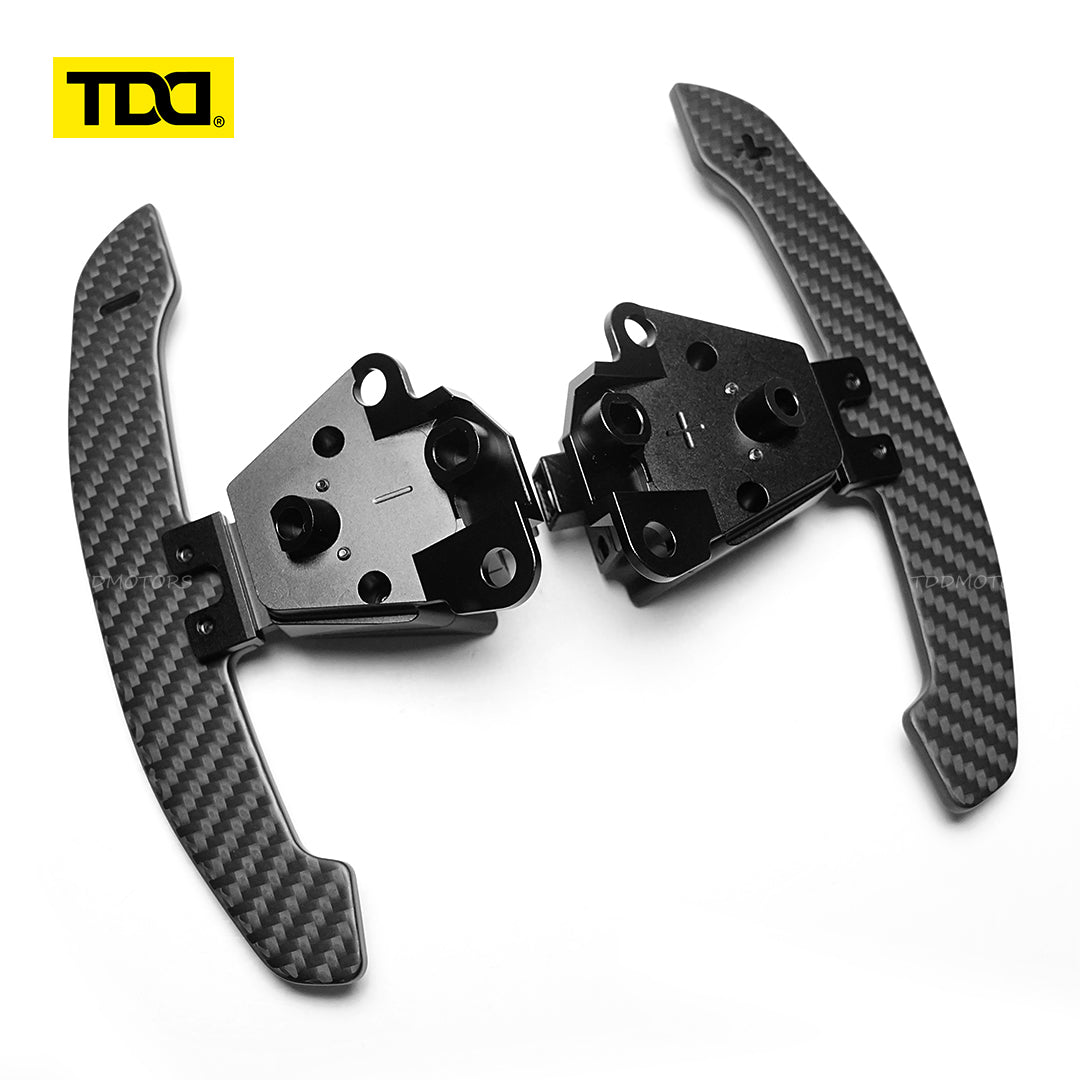 TDD 4MM Glossy and Matte Carbon Fiber Magnetic Paddle Shifters For Lexus IS NX RC 200 250 300 350 for TOYOTA 86 BRZ