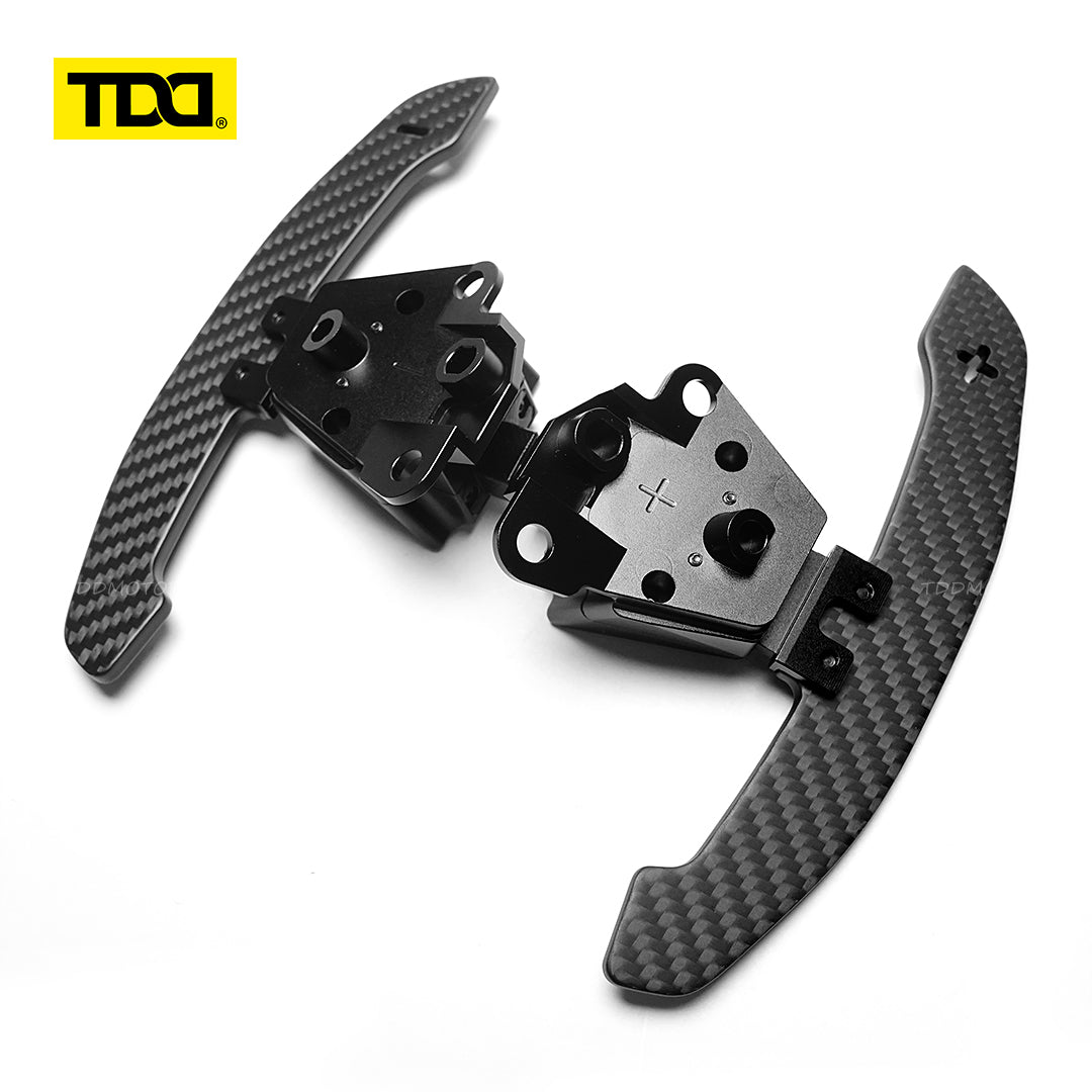 TDD 4MM Glossy and Matte Carbon Fiber Magnetic Paddle Shifters For Lexus IS NX RC 200 250 300 350 for TOYOTA 86 BRZ