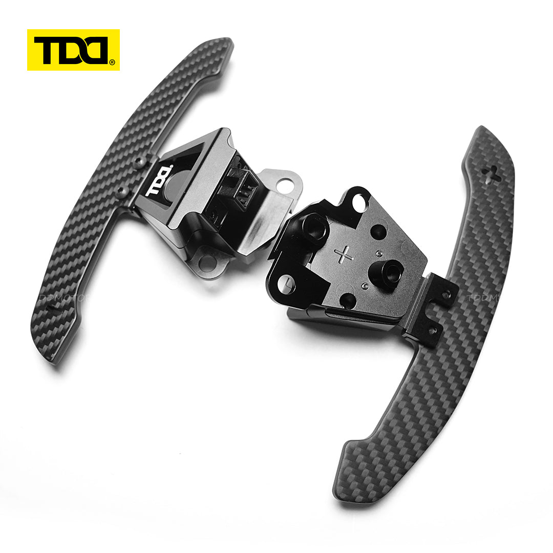 TDD 4MM Glossy and Matte Carbon Fiber Magnetic Paddle Shifters For Lexus IS NX RC 200 250 300 350 for TOYOTA 86 BRZ