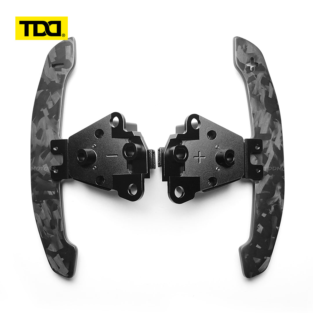 TDD 4MM Glossy and Matte Carbon Fiber Magnetic Paddle Shifters For Lexus IS NX RC 200 250 300 350 for TOYOTA 86 BRZ