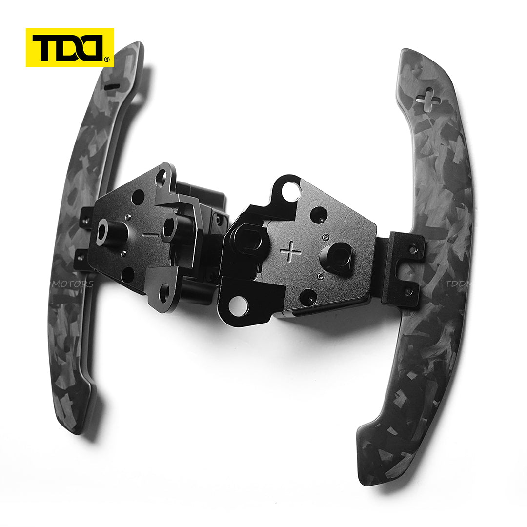 TDD 4MM Glossy and Matte Carbon Fiber Magnetic Paddle Shifters For Lexus IS NX RC 200 250 300 350 for TOYOTA 86 BRZ