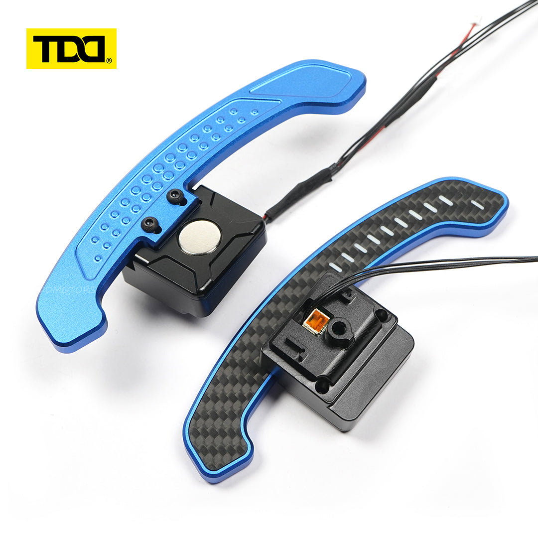 TDD Carbon Fiber Magnetic LED Paddle Shifters For BMW G68 G60 Standard Wheelbase 2023- Touring G61 2024- Long Wheelbase 2024-