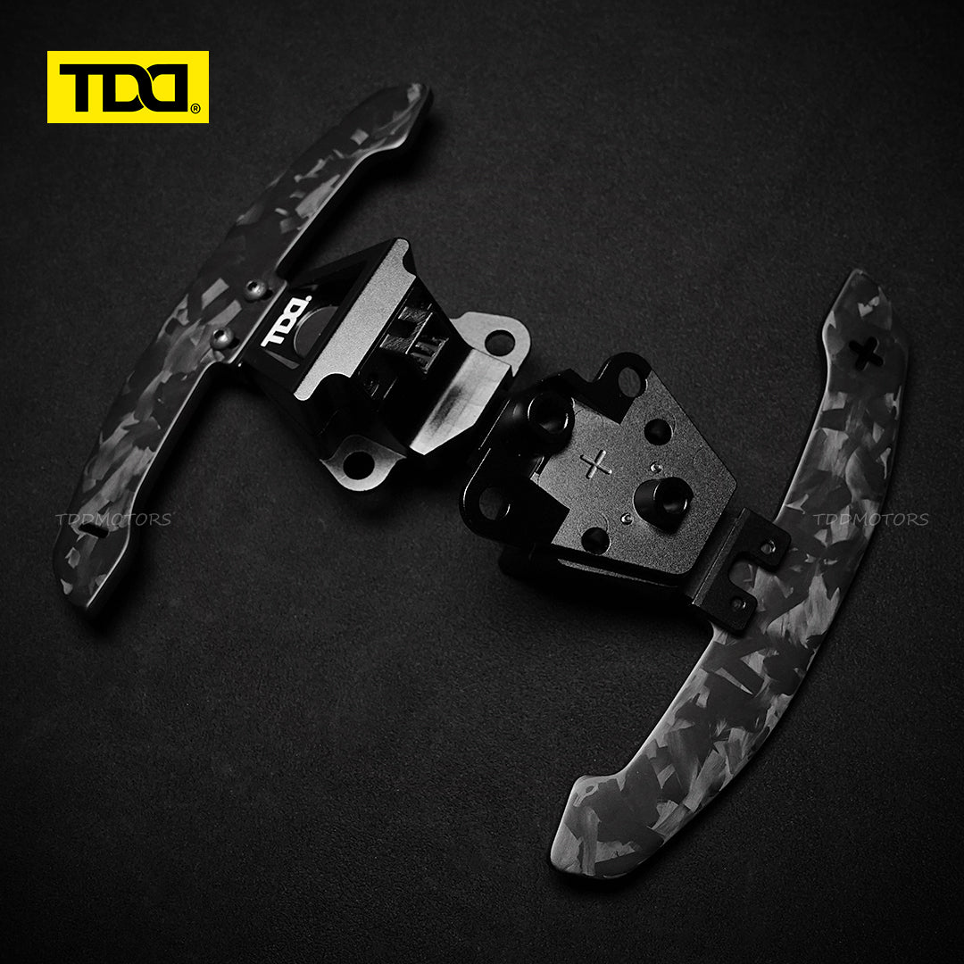 TDD 4MM Glossy and Matte Carbon Fiber Magnetic Paddle Shifters For Lexus IS NX RC 200 250 300 350 for TOYOTA 86 BRZ