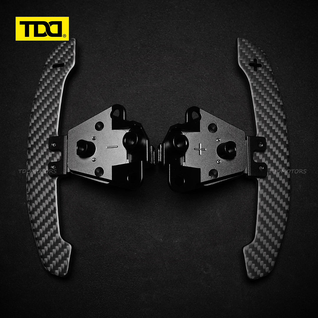 TDD 4MM Glossy and Matte Carbon Fiber Magnetic Paddle Shifters For Lexus IS NX RC 200 250 300 350 for TOYOTA 86 BRZ