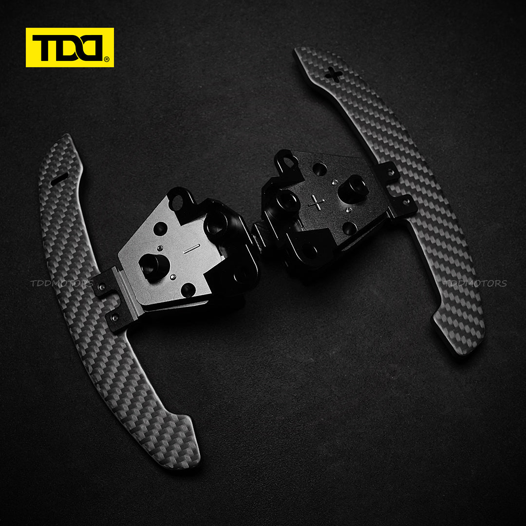 TDD 4MM Glossy and Matte Carbon Fiber Magnetic Paddle Shifters For Lexus IS NX RC 200 250 300 350 for TOYOTA 86 BRZ