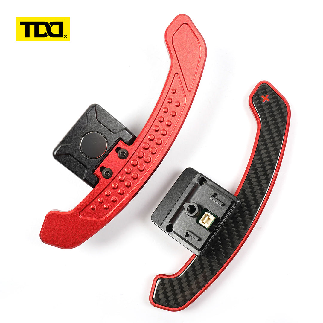 TDD Glossy Carbon Fiber Magnetic Paddle Shifter For BMW G68 G60 Standard Wheelbase 2023- Touring G61 2024- Long Wheelbase 2024-