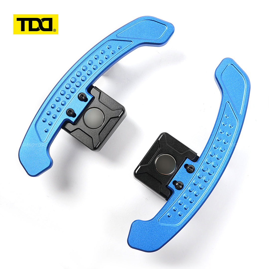 TDD Glossy Carbon Fiber Magnetic Paddle Shifter For BMW G68 G60 Standard Wheelbase 2023- Touring G61 2024- Long Wheelbase 2024-