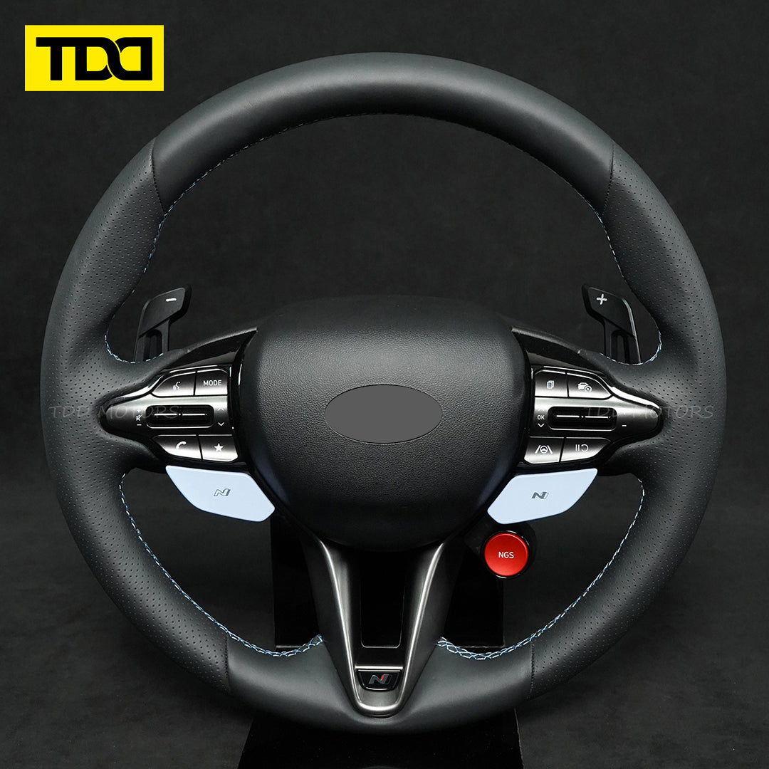 TDD Magnetic Carbon Fiber Paddle Shifters For Hyundai Veloster N 19-22 Elantra N M/T CN7 21-23 2022-2024