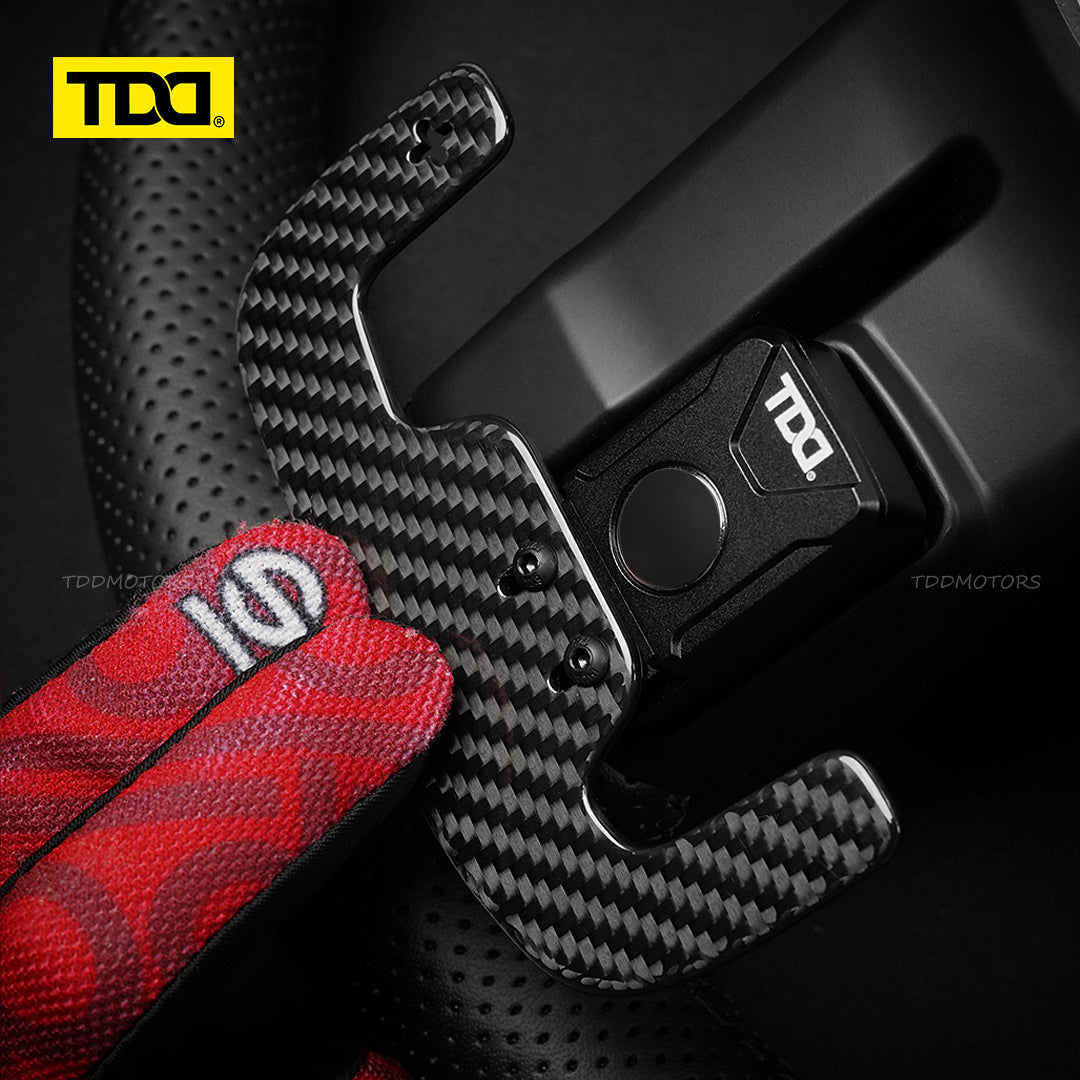 Glossy Carbon Fiber Magnetic Paddle Shifters For Mercedes Benz C-Class 2021-2022 W206 W213 W214 CLS/AMG (2022)