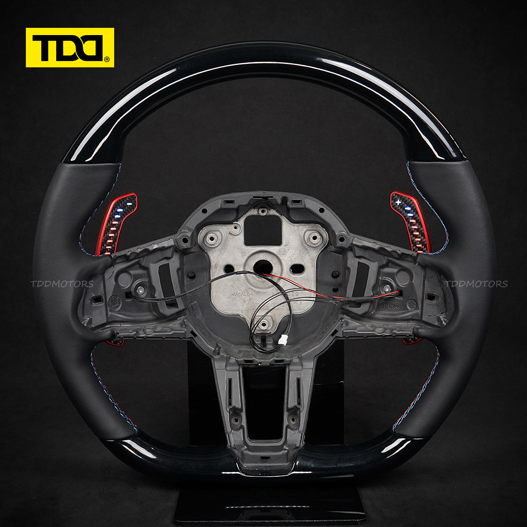 TDD Carbon Fiber Magnetic LED Paddle Shifters For BMW G68 G60 Standard Wheelbase 2023- Touring G61 2024- Long Wheelbase 2024-
