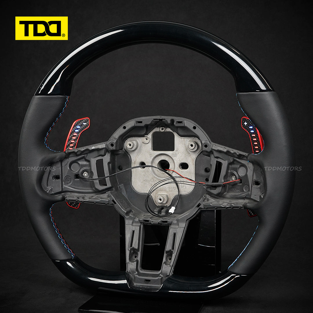 TDD Carbon Fiber Magnetic LED Paddle Shifters For BMW G68 G60 Standard Wheelbase 2023- Touring G61 2024- Long Wheelbase 2024-