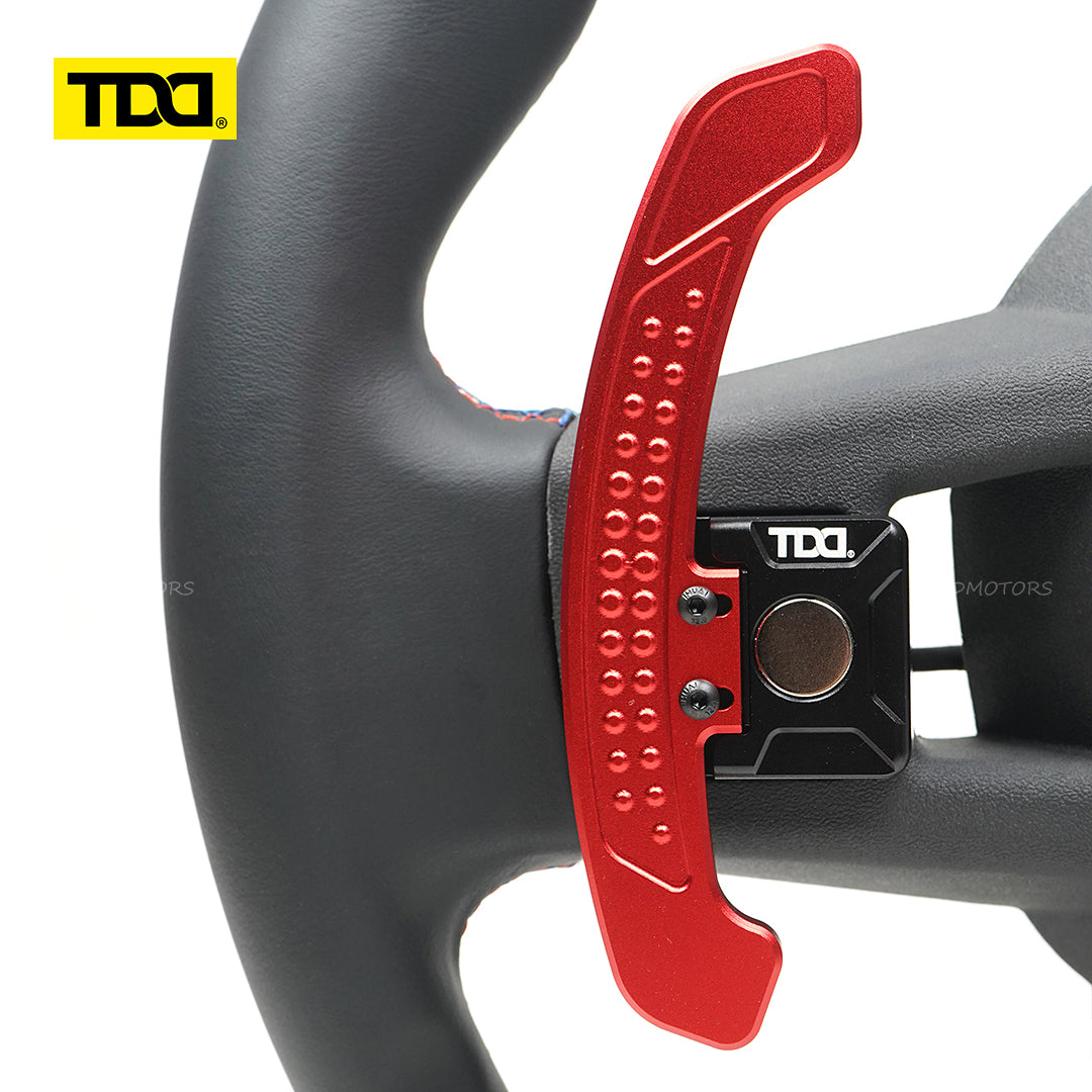 TDD Carbon Fiber Magnetic LED Paddle Shifters For BMW G68 G60 Standard Wheelbase 2023- Touring G61 2024- Long Wheelbase 2024-