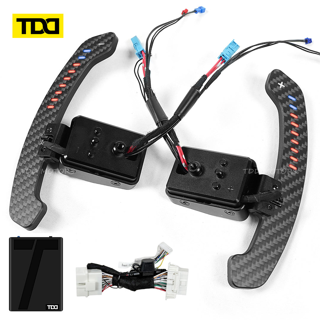 TDD Carbon Fiber Magnetic LED Paddle Shifters For Supra A90 A91 2019-2024