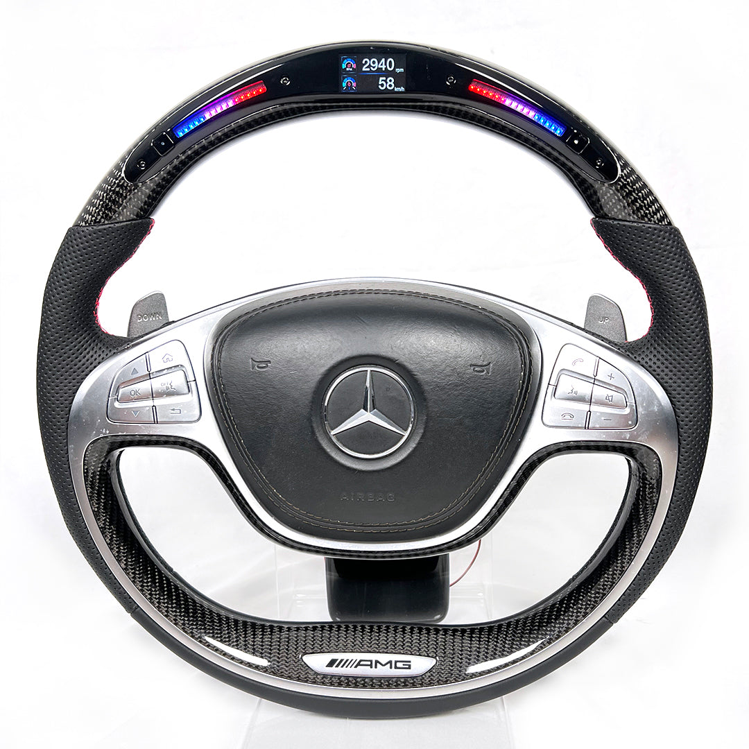 Galaxy Pro LED Steering Wheel for Mercedes W221, Class: S AMG
